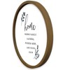 Creative Products Family Gathers 20 x 20 Round Brown Framed Print - 2 of 4
