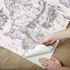 RoomMates Lord of the Rings Black and White Middle Earth Map Kids' Peel and Stick Wallpaper - 2 of 4