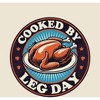 Thanksgiving Cooked by Leg Day Adult Crew Neck Short Sleeve Tee - 2 of 2