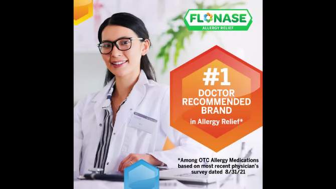 Flonase Allergy Relief Nasal Spray - Fluticasone Propionate - 0.34 fl oz, 2 of 12, play video