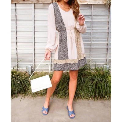 Women's Floral Cuts Dress - 143 STORY