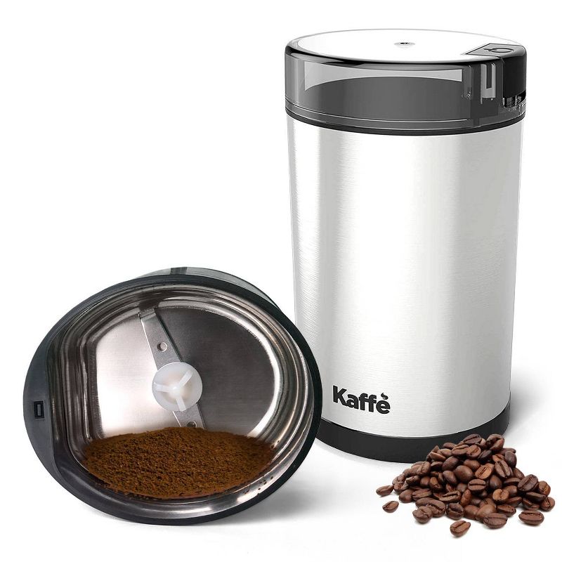 Kaffe Electric Coffee Grinder with Cleaning Brush, 4 of 5