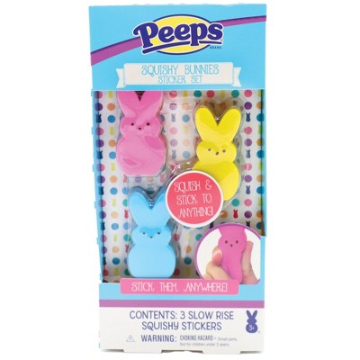 Peeps 3D Bunny Sticker Set DIY Art Kit - 3pc