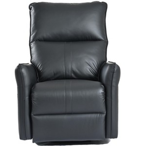 TiramisuBest 360° Swivel Rocking Recliner Chair, Modern Glider Nursery Chair with Side Pocket, Light Gray - 1 of 4