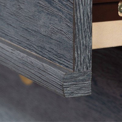 Denim Oak Double Dresser with Extra Deep Drawers