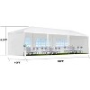 Party Tent Outdoor Canopy, Heavy Duty Waterproof Gazebo with Removable Sidewalls, Event & Wedding Shelter - 2 of 4