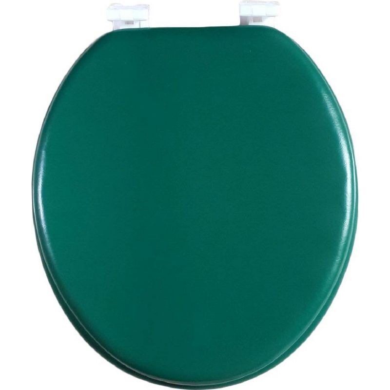 Soft Round Toilet Seat with Easy Clean & Change Hinge - J&V TEXTILES, 1 of 3