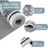 Acekool Washable Vintage Area Rug, Non Slip Soft Low Pile Traditional Distressed Accent Carpet, Foldable Thin Mat for Living Room Bedroom - 2 of 4