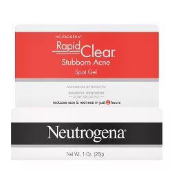 Neutrogena Rapid Clear Stubborn Acne Medicine Spot Treatment Gel - 1oz