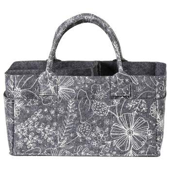 Sammy & Lou Printed Felt Storage Caddy - Floral