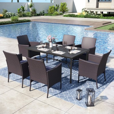 modern blue chairs