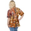 LA LEELA Button Down Shirt Floral Summer Beach Party Colorful Shirt Hawaiian Blouse Short Sleeve Vacation Dress Tee Shirts - 2 of 4