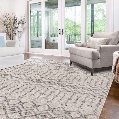 Unique Loom Eco Trellis Native Trellis Indoor Woven Area Rug