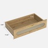 SKRAN Modern Farmhouse Cabinets, Wood Dressers & Pantry Units, Storage Cabinet for Home, Bedroom, Living Room & Home Office, Wood color - 4 of 4