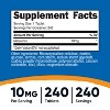 Nutricost Melatonin (10mg) 240 Tablets - 10mg Per Serving, GMO Free, Gluten Free - 2 of 4