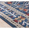 Hauteloom Neola Navy Blue Damask Area Rug - 4 of 4