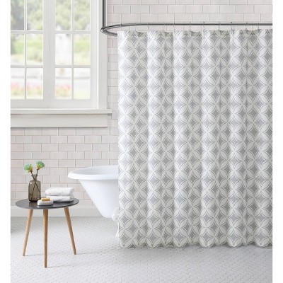Image of Paisley Shower Curtain Gray - Freshee
