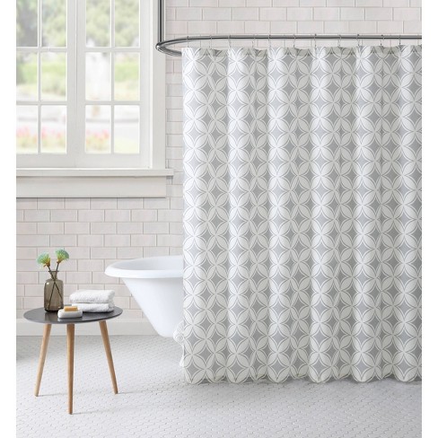 brown paisley print shower curtain