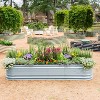 Vego Garden 9-in-1 Novel Modular Rectangular Metal Outdoor Raised Garden Bed Kit 42"x78"x17" - 2 of 4
