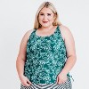 Women's Calypsa Maya Tankini Swim Top With Removable Cups - 3 of 4