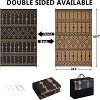 320GSM PP Tube Outdoor Bohemian Plastic Rug - Waterproof, UV-Resistant, Double-Sided, Lightweight, for Patio, Deck, Garden, and Camping - 2 of 4
