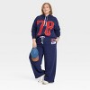 Women's 78 Graphic Pants - Blue - 3 of 3
