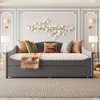 Full Size Upholstered Daybed with Light and Trundle - 2 of 4