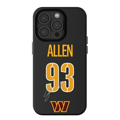 Keyscaper NFL Washington Commanders Players Game Tactic MagSafe Compatible Cell Phone Case for Apple iPhone