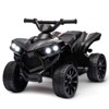 Kids ATV 4 Wheeler, 6V Ride on Toy, Wear-Resistant Wheels, Music & Foot Pedal, Battery Powered Electric Quad Car for Kids Toddlers 3-10 - 2 of 4