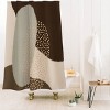 Modern Abstract Shapes 5 Shower Curtain - Deny Designs: Polyester Microfiber, Machine Washable, Ring Top - 2 of 3