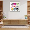 Amanti Art 30" x 30" Dawn Bird Chorus by Jenny Frean Framed Canvas Wall Art Print : Modern Lithograph, Polystyrene Frame - 4 of 4