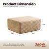 XIZZI Modular Sectional Sofa Couch, L/U-Shape Upholstered Couch, Modern Minimalist Couches for Living Room, Free Combination Deep Seat Corner Couch - 3 of 4