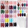 LOVELAY CREATIONS 576 Pieces Oval Press-On Nails - 2 of 4