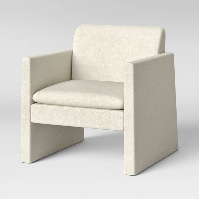Peletier Fully Upholstered Accent Chair Cream - Threshold™