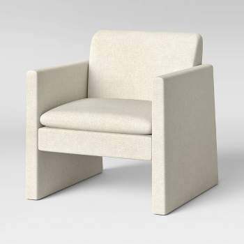 Peletier Fully Upholstered Accent Chair Cream - Threshold™
