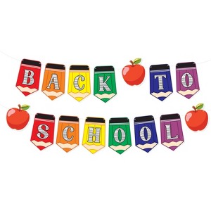 4E's Novelty Back to Classroom Decorations Banners, 2 Strings 10ft Welcome Back to School Banner - 1 of 4