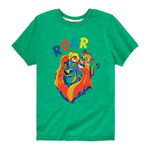 Boys' - Disney - Mufasa & Simba Short Sleeve Graphic T-Shirt - 1 of 4