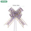 Unique Bargains Plastic Durable Glossy Multipurpose Ribbon Large Pull Bows 10 Pcs - 3 of 4