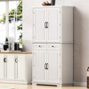 Whisen 71" Tall Kitchen Pantry Cabinet with 3 Pull Out Cabinet Organizers - 3 of 4