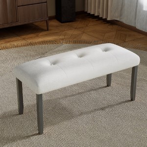 Set of 4  Tufted Dining Chairs Upholstered Chairs Upholstered Bench Bed Bench with Padded Seat -Modernluxe - 1 of 4