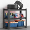 Munora - 3-Tier Heavy Duty Garage Shelving - 18"D x 34"W x 31.5"H - 1200lbs Capacity - Adjustable Metal Storage - 2 of 4