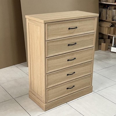Vertical American-style 5-drawer chest