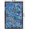 Trends International Big Blue Doodle Framed Wall Poster Prints - 3 of 4
