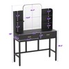 Aheaplus Makeup Vanity with Mirror and Lights - 4 of 4