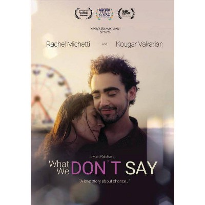 What We Don't Say (DVD)(2020)