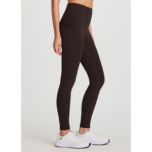 Avalanche Women's Low Profile Micro Fleece Lined Legging with Tech and Zipper Pockets - 1 of 4