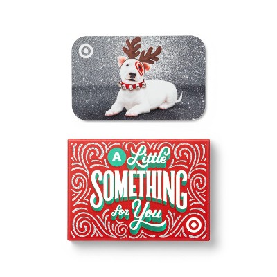 Puppy Reindeer Target Gift Card + Free Gift Box