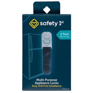 Safety 1st Black Plastic Appliance Latch 2 pk - 1 of 1