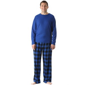 #FollowMe Mens Polar Fleece Pajama Pants Set  Ultra-Warm Sleepwear & PJs - 1 of 3