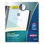 Avery Top-Load Poly Sheet Protectors Heavyweight Letter Nonglare 200/Box 74401